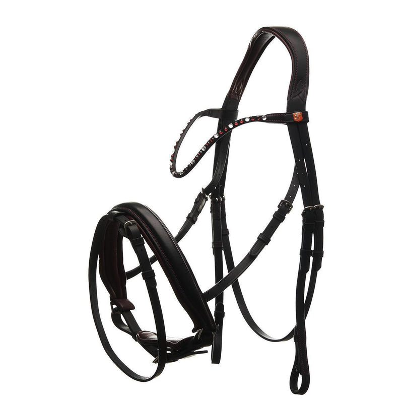 Horsecode Trense dark Rubin pony