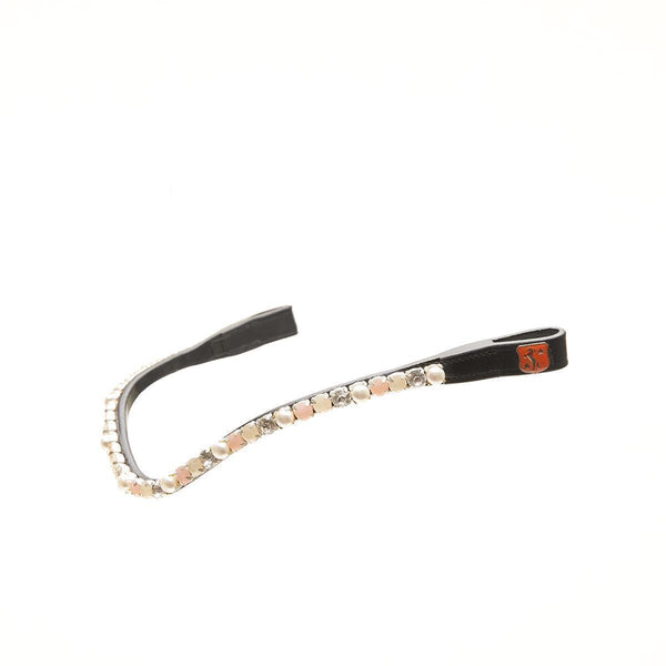 Horsecode Stirnriemen Rose Pearl  WB