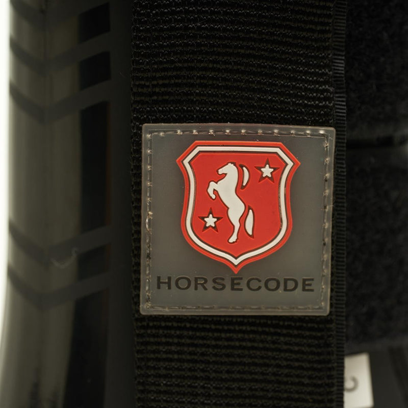 Horsecode Gamaschen 4er Set Protect schwarz Vollblut