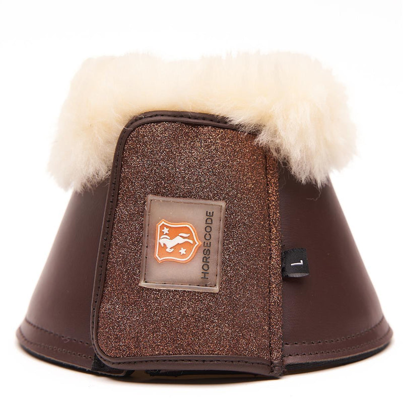 Horsecode Hufglocken Brown Glamour L