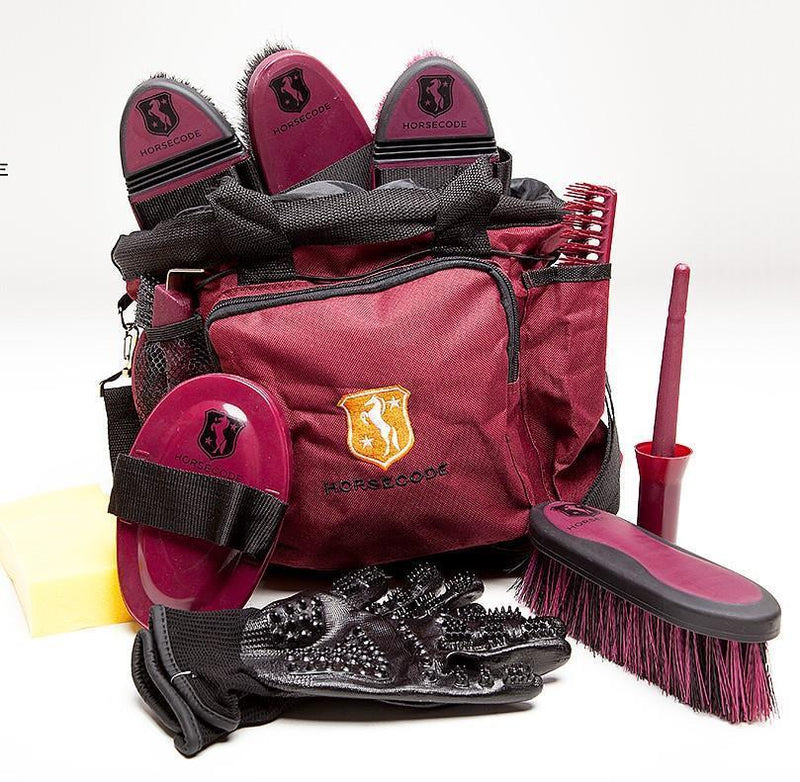 Horsecode Putztasche big premium R mit Inhalt 11-teilig