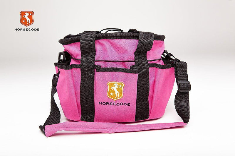 Horsecode Putztasche mit Inhalt 9-teilig Hot  Pink