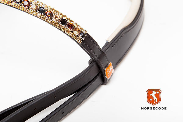 Horsecode Stirnriemen Diamond deluxe VB