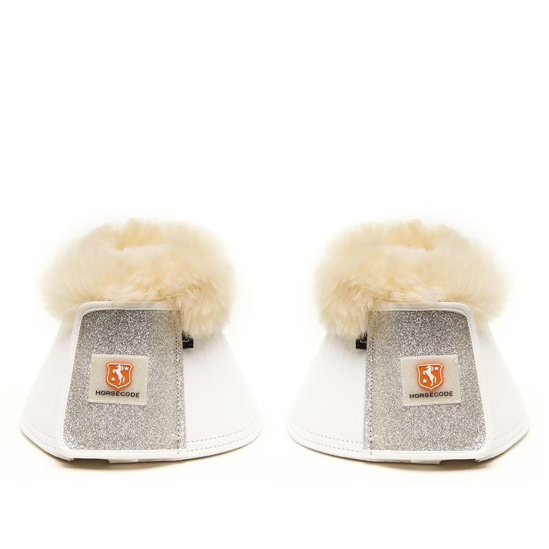 Horsecode Hufglocken white Glitter & GO S